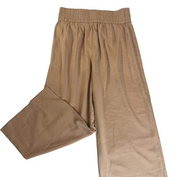 Open Edit Pants - Open Edit. Women's wide leg pants size L. Cream color. Made in Indonesia. NWT.